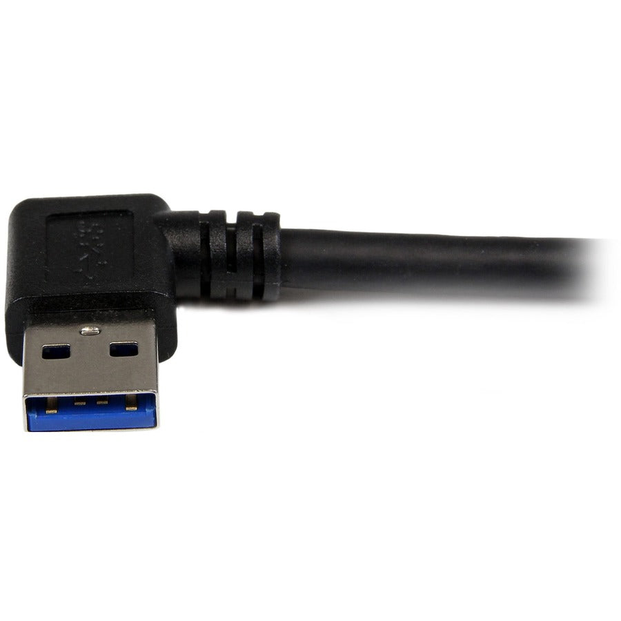 StarTech.com 1m Black SuperSpeed USB 3.0 (5Gbps) Cable - Right Angle A to B - M/M