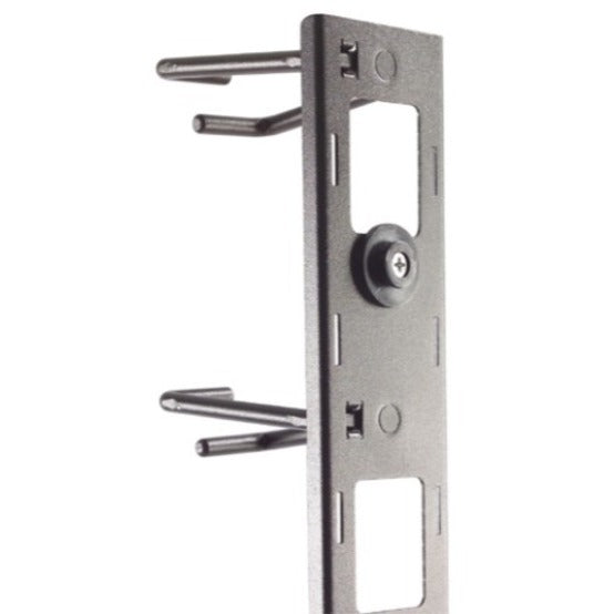 APC NetShelter Cable Management, Vertical Cable Manager, Cable Rings, Set of 8, Black, 55 mm x 766 mm x 85 mm