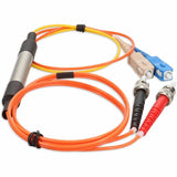 AddOn 3m SC (Male) to ST (Male) Orange OM2 & OS1 Duplex Fiber Mode Conditioning Cable