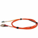 AddOn 3m LC (Male) to SC (Male) Orange OM2 & OS1 Duplex Fiber Mode Conditioning Cable
