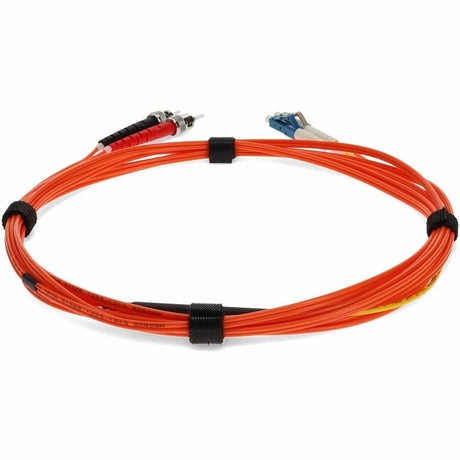 AddOn 3m LC (Male) to ST (Male) Orange OM2 & OS1 Duplex Fiber Mode Conditioning Cable