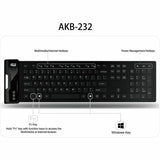 Adesso SlimTouch 232 Antimicrobial Waterproof Flex Keyboard (Full Size)