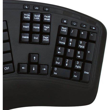 Adesso Wireless Ergonomic Keyboard and Laser Mouse