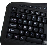 Adesso Wireless Ergonomic Keyboard and Laser Mouse