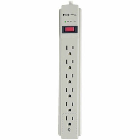 Eaton Tripp Lite Series Protect It! 6-Outlet Surge Protector, 8 ft. (2.43 m) Cord, 990 Joules, Low-Profile Right-Angle 5-15P plug