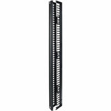 Valueline, Vertical Cable Manager for 2 & 4 Post Racks, 84"H X 6"W, Single-Sided with Door