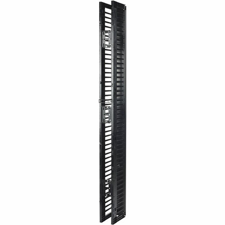 Valueline, Vertical Cable Manager for 2 & 4 Post Racks, 84"H X 6"W, Single-Sided with Door