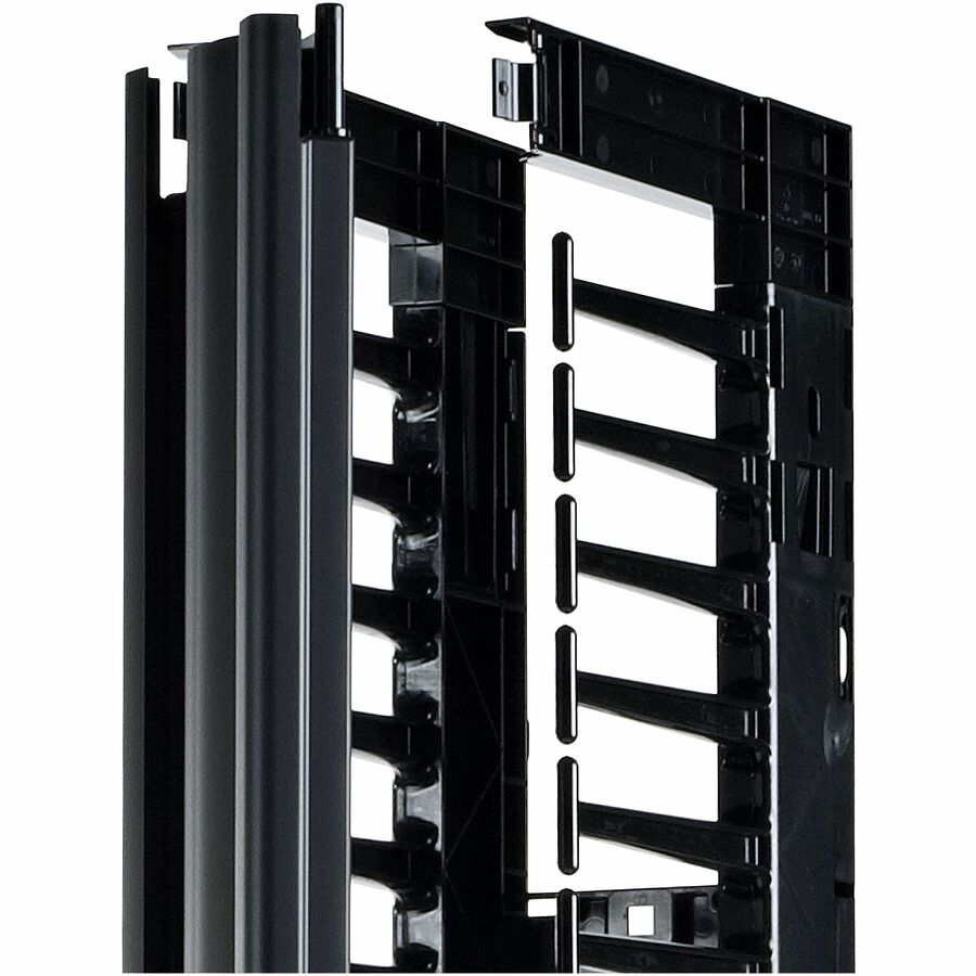 Valueline, Vertical Cable Manager for 2 & 4 Post Racks, 84"H X 6"W, Single-Sided with Door