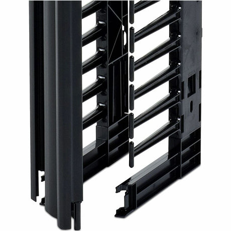 Valueline, Vertical Cable Manager for 2 & 4 Post Racks, 84"H X 6"W, Single-Sided with Door