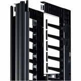 Valueline, Vertical Cable Manager for 2 & 4 Post Racks, 84"H X 6"W, Single-Sided with Door