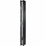 Valueline, Vertical Cable Manager for 2 & 4 Post Racks, 84"H X 6"W, Single-Sided with Door