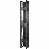 Valueline, Vertical Cable Manager for 2 & 4 Post Racks, 84"H X 12"W, Single-Sided with Door