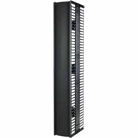 Valueline, Vertical Cable Manager for 2 & 4 Post Racks, 84"H X 12"W, Double-Sided with Doors