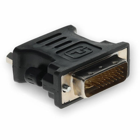 DVI-I (29 pin) Male to VGA Female Black Adapter For Resolution Up to 1920x1200 (WUXGA)