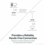 StarTech.com HDMI over CAT5e HDBaseT Extender - Power over Cable - Ultra HD 4K