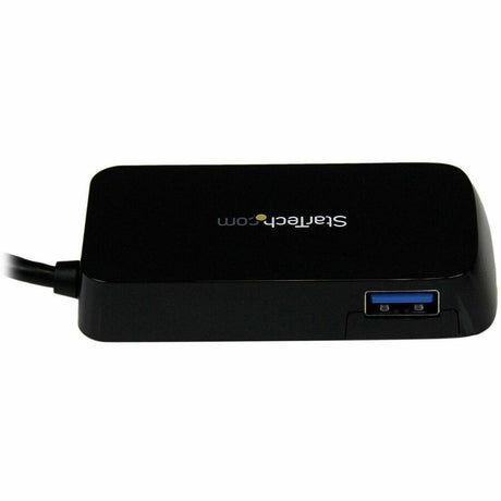 StarTech.com Portable 4 Port SuperSpeed Mini USB 3.0 Hub - 5Gbps - Black