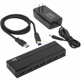 Eaton Tripp Lite Series 7-Port USB 3.x (5Gbps) Hub with 1.5A Charging