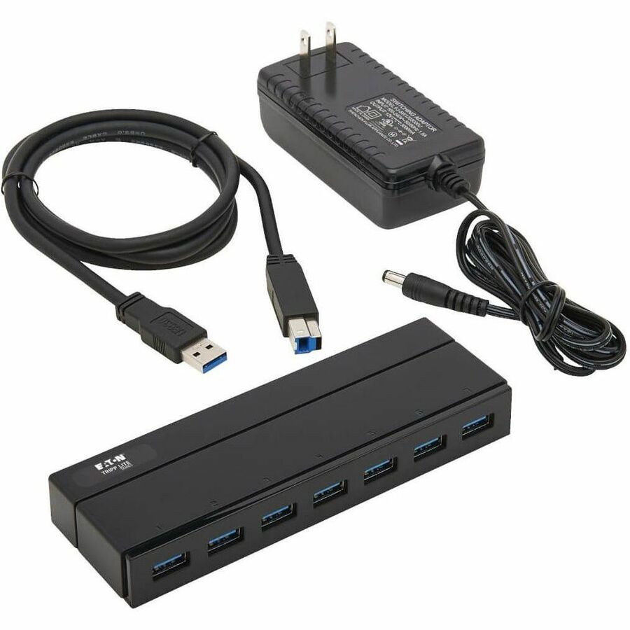 Eaton Tripp Lite Series 7-Port USB 3.x (5Gbps) Hub with 1.5A Charging