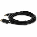 20ft DisplayPort 1.2 Male to DisplayPort 1.2 Male Black Cable For Resolution Up to 3840x2160 (4K UHD)