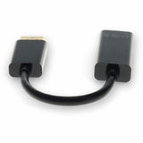 DisplayPort 1.2 Male to HDMI 1.3 Female Black Adapter Which Requires DP++ For Resolution Up to 2560x1600 (WQXGA)