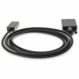 6ft DisplayPort 1.2 Male to VGA Male Black Cable For Resolution Up to 1920x1200 (WUXGA)