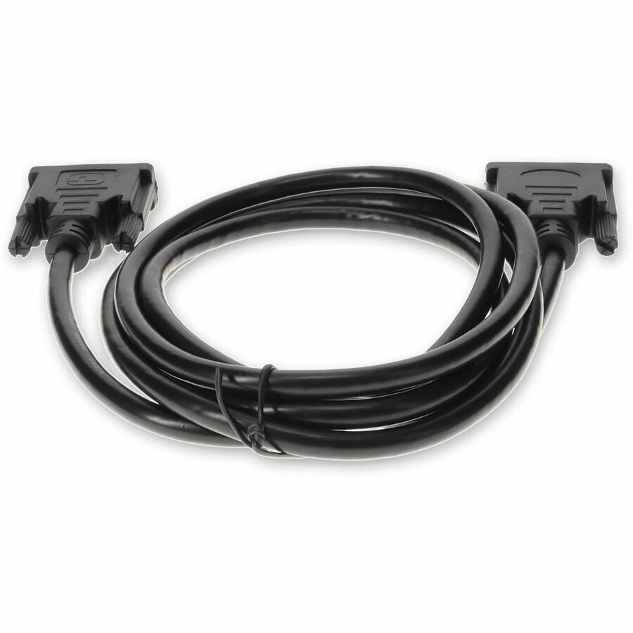 6ft DVI-D Single Link (18+1 pin) Male to DVI-D Single Link (18+1 pin) Male Black Cable For Resolution Up to 1920x1200 (WUXGA)