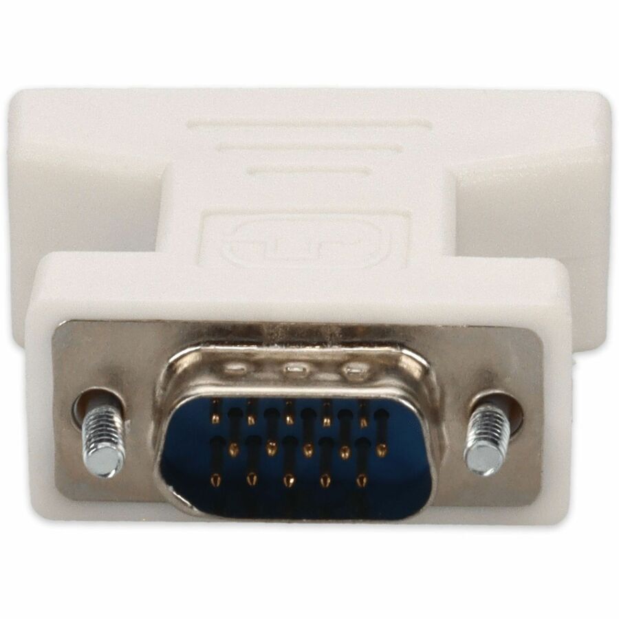 VGA Male to DVI-I (29 pin) Female White Adapter For Resolution Up to 1920x1200 (WUXGA)