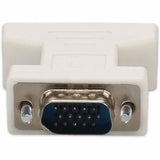 VGA Male to DVI-I (29 pin) Female White Adapter For Resolution Up to 1920x1200 (WUXGA)