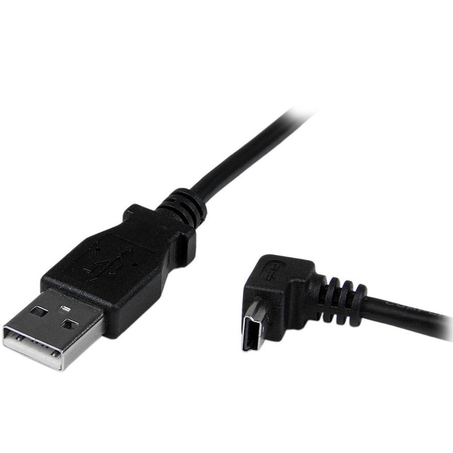 6FT DOWN ANGLE MINI USB CABLE