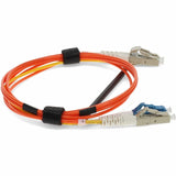 AddOn 3m LC (Male) to LC (Male) Orange OM1 & OS1 Duplex Fiber Mode Conditioning Cable