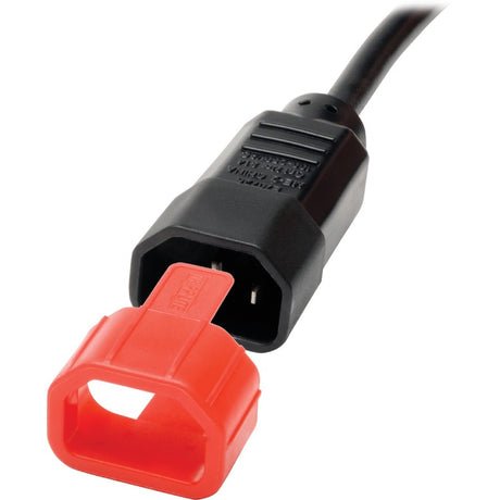 Eaton Tripp Lite Series Plug-Lock Inserts (C14 power cord to C13 outlet), Red, 100 pack