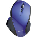 Verbatim Wireless Desktop 8-Button Deluxe Blue LED Mouse - Purple