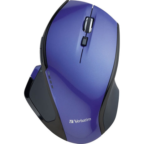Verbatim Wireless Desktop 8-Button Deluxe Blue LED Mouse - Purple
