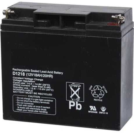 Bosch D1218 Battery (12 V, 18 Ah)