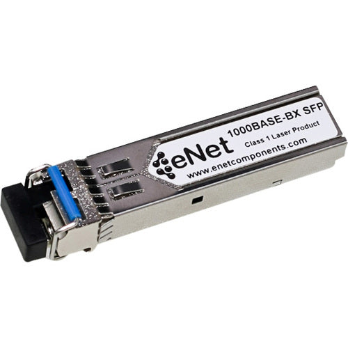 ENET Ruckus (Formerly Brocade) Compatible E1MG-BXU TAA Compliant Functionally Identical 1000BASE-BX-U SFP Bi-Di Tx1310nm/Rx1490nm Simplex LC Connector