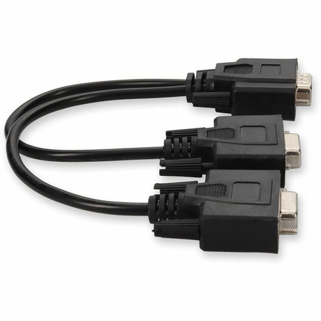 5PK VGA Male to 2xVGA Female Black Adapters For Resolution Up to 1920x1200 (WUXGA)
