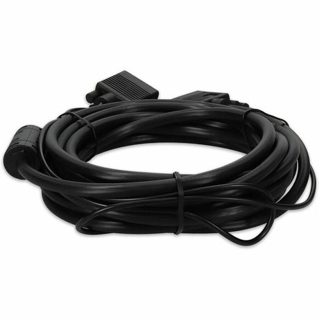 5PK 15ft VGA Male to VGA Male Black Cables Which Includes 3.5mm Audio Port For Resolution Up to 1920x1200 (WUXGA)