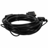 5PK 15ft VGA Male to VGA Male Black Cables Which Includes 3.5mm Audio Port For Resolution Up to 1920x1200 (WUXGA)