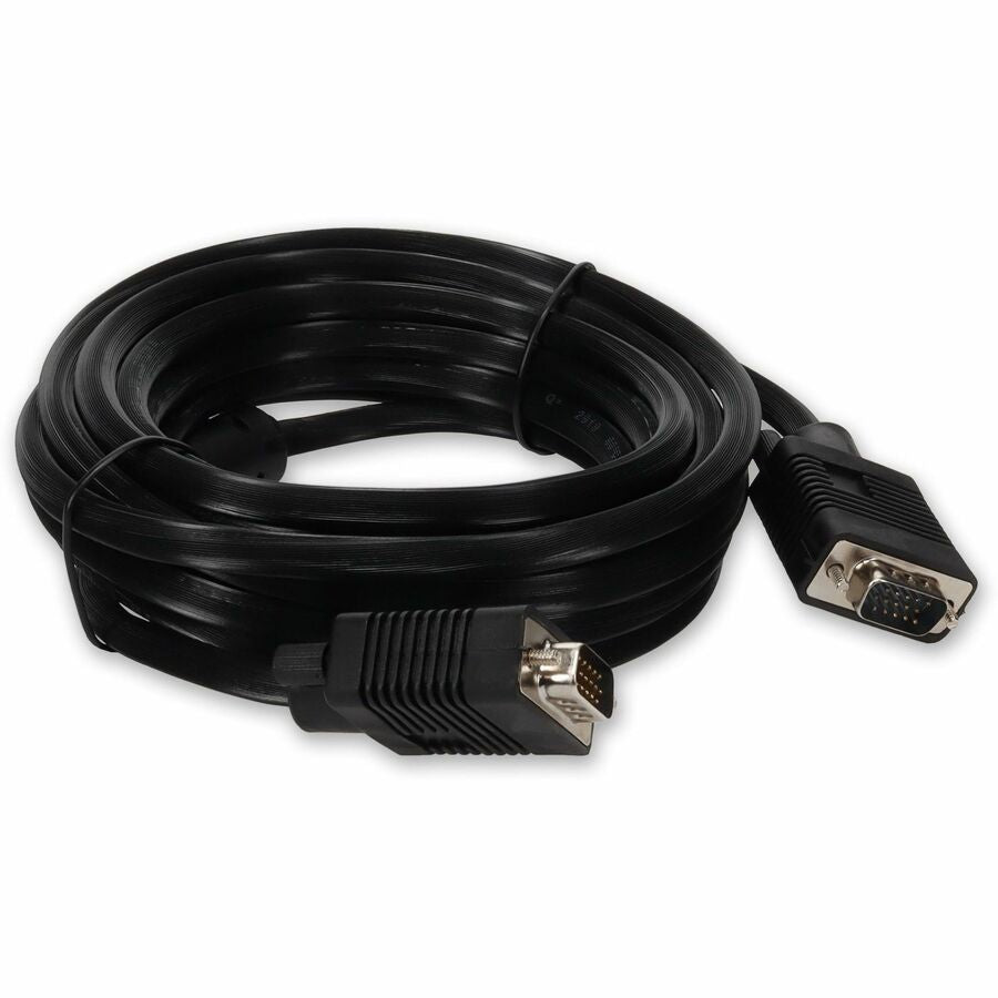 5PK 15ft VGA Male to VGA Male Black Cables For Resolution Up to 1920x1200 (WUXGA)