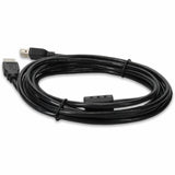 AddOn 5-Pack of 10ft USB 2.0 (A) Male to Female Black Cables