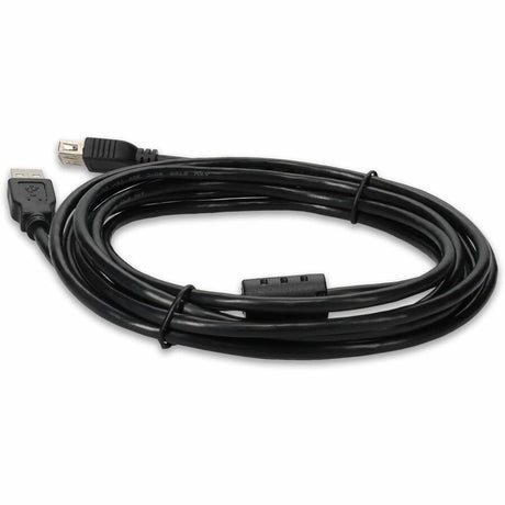 AddOn 5-Pack of 10ft USB 2.0 (A) Male to Female Black Cables