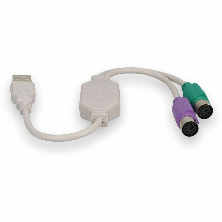 AddOn 5-Pack of USB 2.0 (A) Male to PS/2 Female Gray Adapters