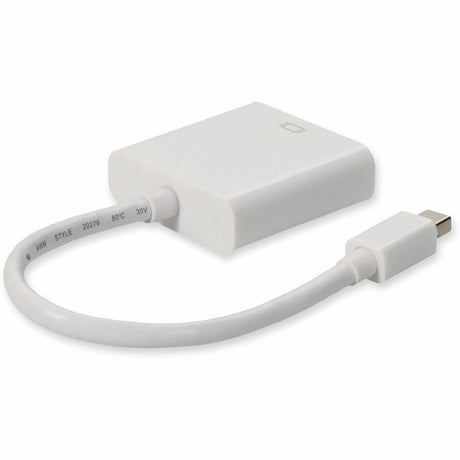 5PK Mini-DisplayPort 1.1 Male to DVI-I (29 pin) Female White Active Adapters For Resolution Up to 1920x1200 (WUXGA)