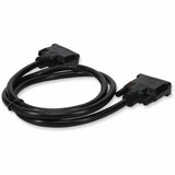 5PK 10ft DVI-D Dual Link (24+1 pin) Male to DVI-D Dual Link (24+1 pin) Male Black Cables For Resolution Up to 2560x1600 (WQXGA)