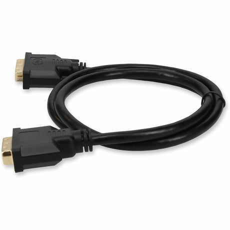 5PK 10ft DVI-D Dual Link (24+1 pin) Male to DVI-D Dual Link (24+1 pin) Male Black Cables For Resolution Up to 2560x1600 (WQXGA)