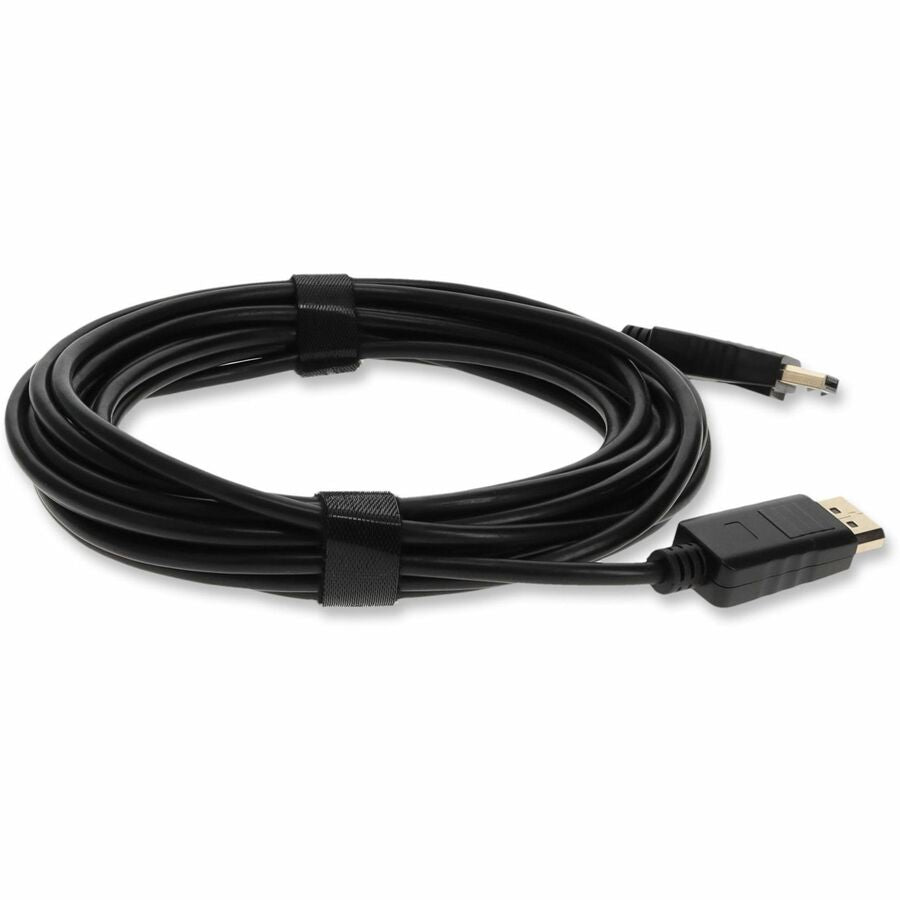 5PK 20ft DisplayPort 1.2 Male to DisplayPort 1.2 Male Black Cables For Resolution Up to 3840x2160 (4K UHD)