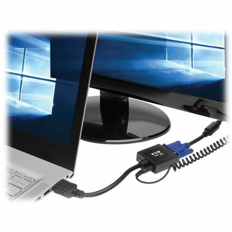 Eaton Tripp Lite Series HDMI to VGA with Audio Converter Cable Adapter for Ultrabook/Laptop/Desktop PC, (M/F), 6-in. (15.24 cm), TAA