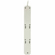 Eaton Tripp Lite Series Protect It! 6-Outlet Surge Protector, 6 ft. (1.83 m) Cord, 990 Joules, 2 x USB Charging ports (2.1A), Gray Housing