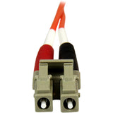 StarTech.com 3m Fiber Optic Cable - Multimode Duplex 50/125 - OFNP Plenum - LC/ST - OM2 - LC to ST Fiber Patch Cable