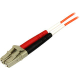 StarTech.com 3m Fiber Optic Cable - Multimode Duplex 50/125 - OFNP Plenum - LC/ST - OM2 - LC to ST Fiber Patch Cable
